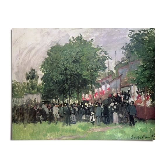 Waterlilies with Reflections of Willows - Claude Monet - 8x10 - Wall Art Print - UNFRAMED