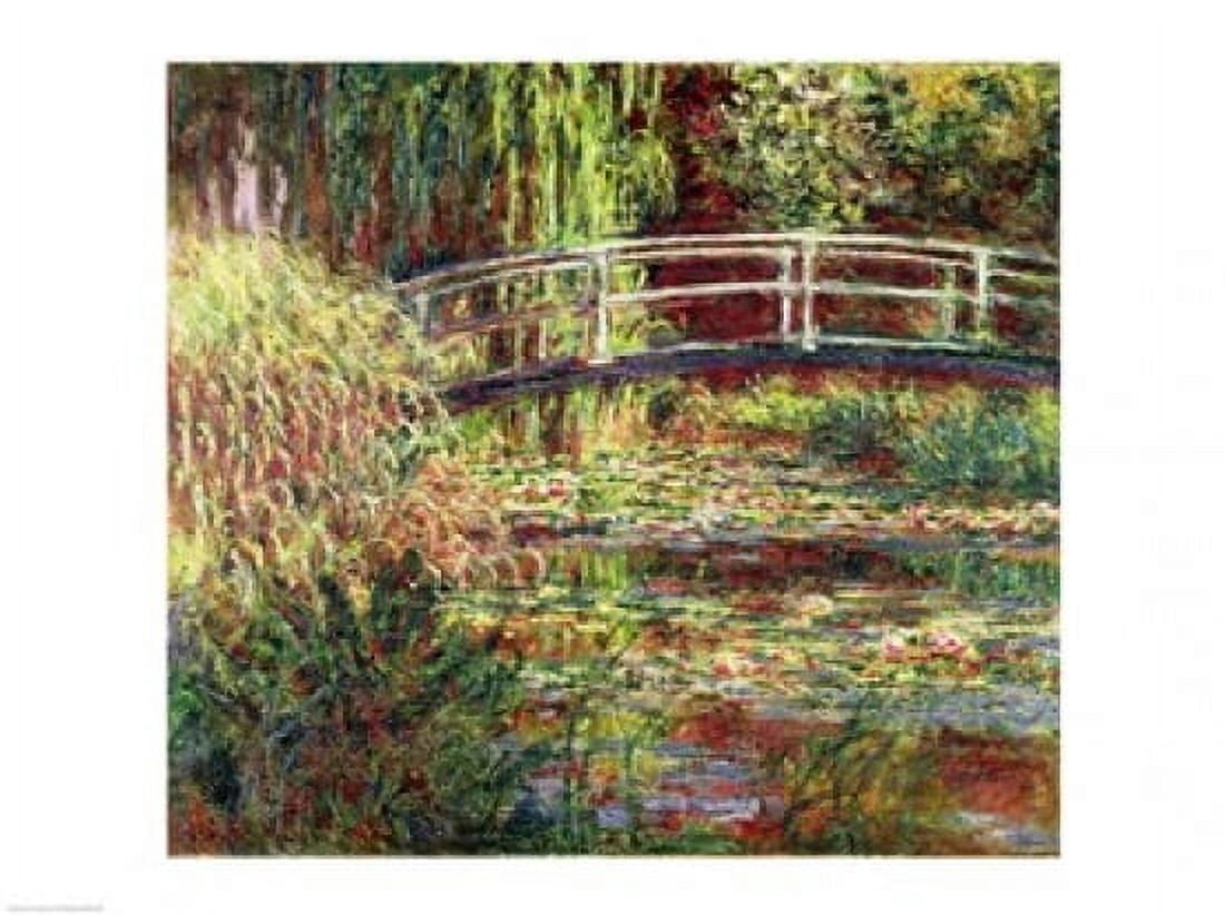 Waterlily Pond Pink Harmony 1900 Canvas Art - Claude Monet (24 x 18)