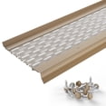 thumbnail image 1 of Waterlock Micromesh 5 inch Gutter Guards Leaf Protection, 50 Feet Wicker, Stainless Steel Mesh, Aluminum Gutter Covers, Contractor Grade Gutter Guard from Manufacturer, 1 of 9