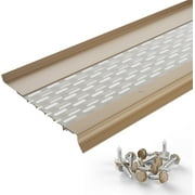 Waterlock Micromesh 6 inch Gutter Guards Leaf Protection, 100 Feet Wicker, Stainless Steel Mesh, Aluminum Gutter Covers, Contractor Grade Gutter Guard from Manufacturer