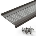 thumbnail image 1 of Waterlock Micromesh 6 inch Gutter Guards Leaf Protection, 25 Feet Dark Bronze, Stainless Steel Mesh, Aluminum Gutter Covers, Contractor Grade Gutter Guard from Manufacturer, 1 of 9
