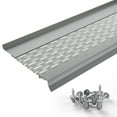 thumbnail image 1 of Waterlock Micromesh 6 inch Gutter Guards Leaf Protection, 35 Feet Light Gray, Stainless Steel Mesh, Aluminum Gutter Covers, Contractor Grade Gutter Guard from Manufacturer, 1 of 9