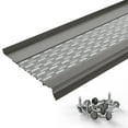 thumbnail image 1 of Waterlock Micromesh 6 inch Gutter Guards Leaf Protection, 50 Feet Teretone, Stainless Steel Mesh, Aluminum Gutter Covers, Contractor Grade Gutter Guard from Manufacturer, 1 of 9