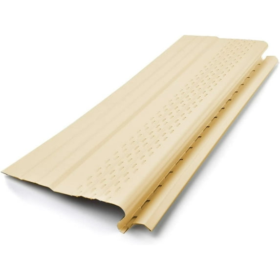 Waterlock Pro Gutter Guards Leaf Protection 100 Feet Pack Cream, A Contractor-Grade Gutter Guard from Manufacturer, Domestic Aluminum Gutter Covers 5 and 6 Inch Gutters