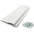 thumbnail image 1 of Waterlock Pro Gutter Guards Leaf Protection Sample Pack High-Gloss White, A Contractor-Grade Gutter Guard from Manufacturer, Domestic Aluminum Gutter Covers 5 and 6 Inch Gutters, 1 of 7