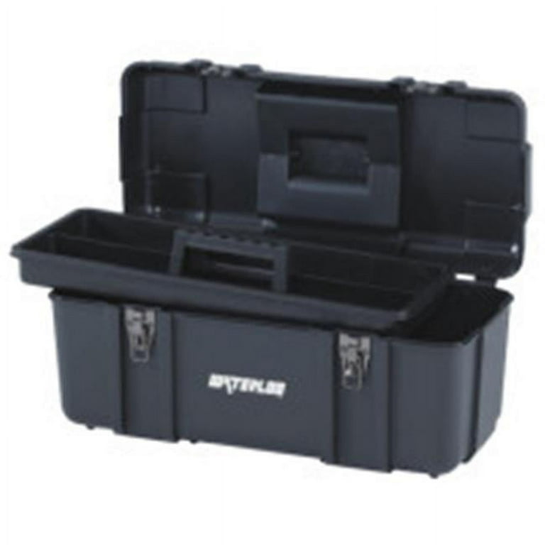 Waterloo 797-PP-2009BK 20 in. Plastic Tool Boxes, Black