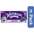 thumbnail image 1 of Waterloo Sparkling Water Grape 96 fl oz (Pack of 3), 1 of 1