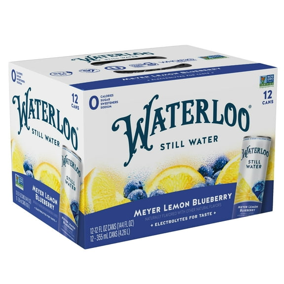 Waterloo Sparkling Water My Lemon Blueberry 144 fl oz (Pack Of 2)