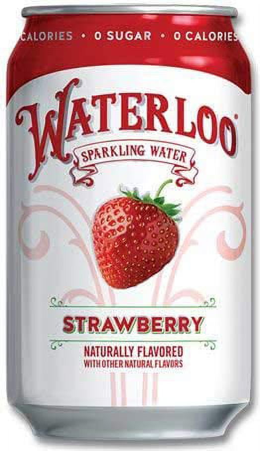Waterloo - Sparkling Water Strawberry - Case of 2 - 12/12 FZ main image 0