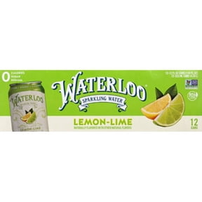 Waterloo's Lime Sparkling Water - Case of 2 - 12/12 FZ