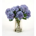 thumbnail image 1 of Waterlook Silk Blue Hydrangeas in a Glass Cylinder, 1 of 1