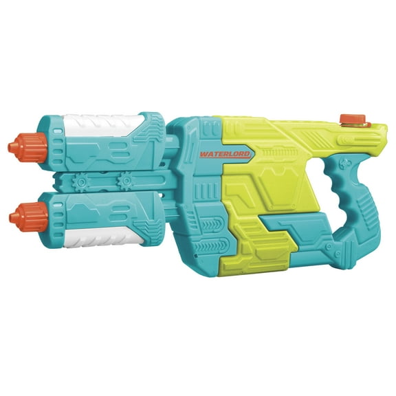 Waterlord Double-Barrel Water Blaster Outdoor Water Toy, Ages 6+