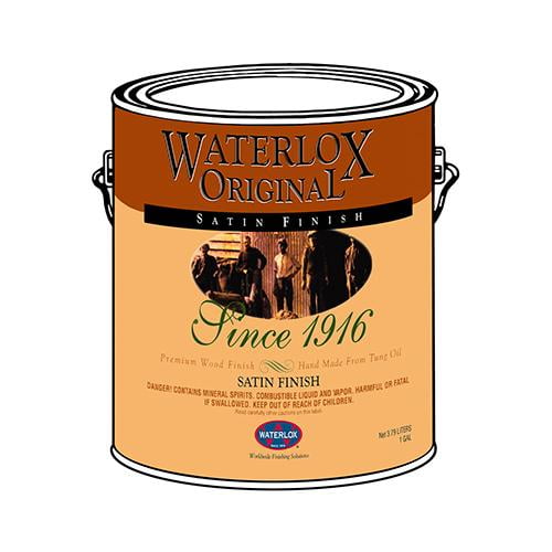 Waterlox Satin Clear Oil-Based Wood Finish 1 qt