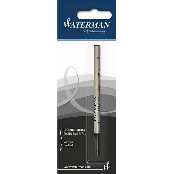 Waterman 1964019 Refill for Waterman Roller Ball Pens & Fine, Black Ink