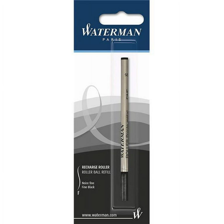 Refill for Waterman Roller Ball Pens, Fine Conical Tip, Black Ink Refill for Waterman Roller Ball Pens, Fine Conical Tip, Black Ink