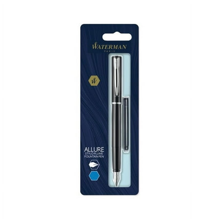 Waterman Allure Fountain Pen Fine Nib Blue Ink (2029061)