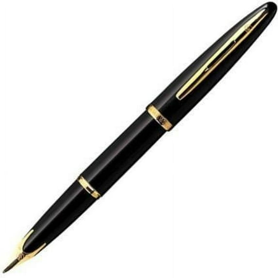 Waterman Carene Medium Point Fountain Pen, Black (S0700320)