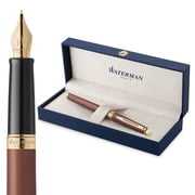 Waterman H misph re Fountain Pen | Copper Red The Understated Edit Collection | Fine Nib with Blue Ink | Gift Box