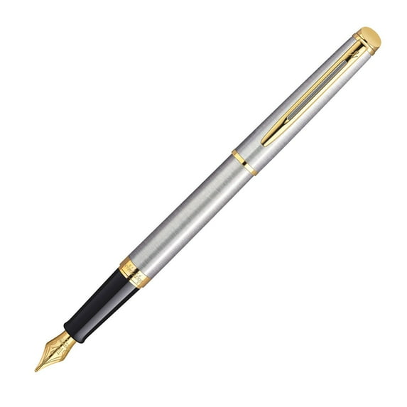 Waterman Hemisphere Stainless Steel GT Fountain Pen Fine