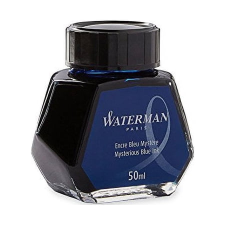 Waterman Ink Bottle for Fountain Pens, Mysterious Blue Ink