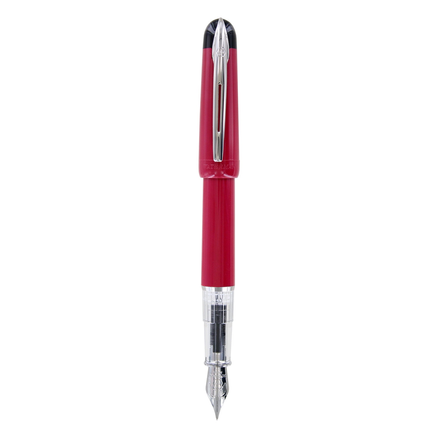 Waterman Kultur Fountain Pen, Reflectis Dark Red with Chrome