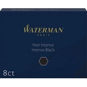 Waterman Large Standard Ink Cartridges Permanent Black