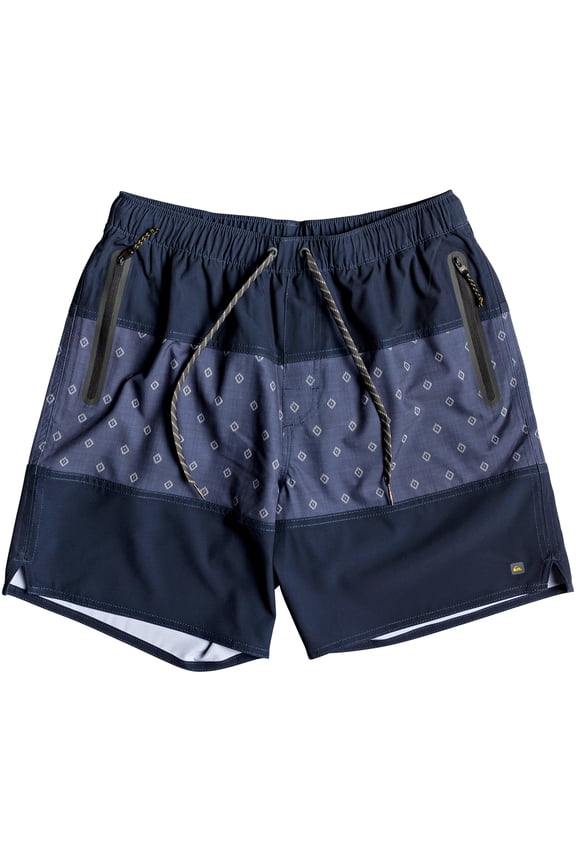 Waterman Manoa Rain Triblock Volley 18 Technical Boardshorts [Parisian Night]