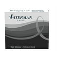 thumbnail image 1 of Waterman Mini International Cartridges for Fountain Pens, Intense Black, Box of 6 (S0110940), 1 of 3