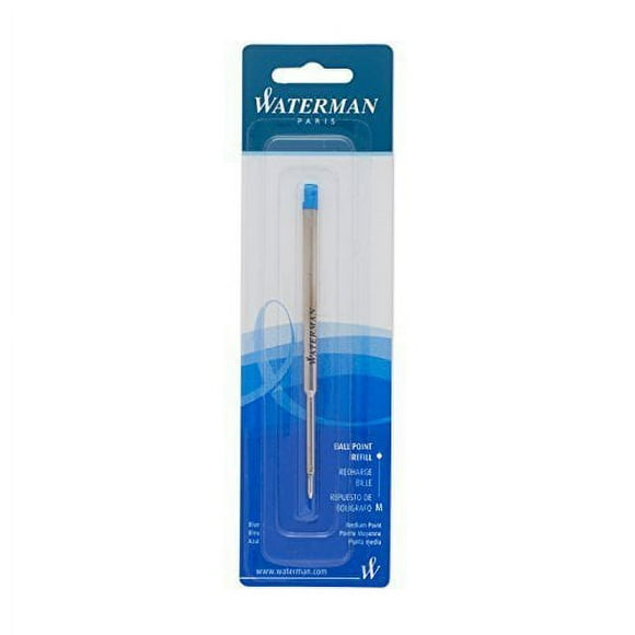 Waterman(R) Refill, Ballpoint, Medium Point, 0.7 mm, Blue (4-Pack)