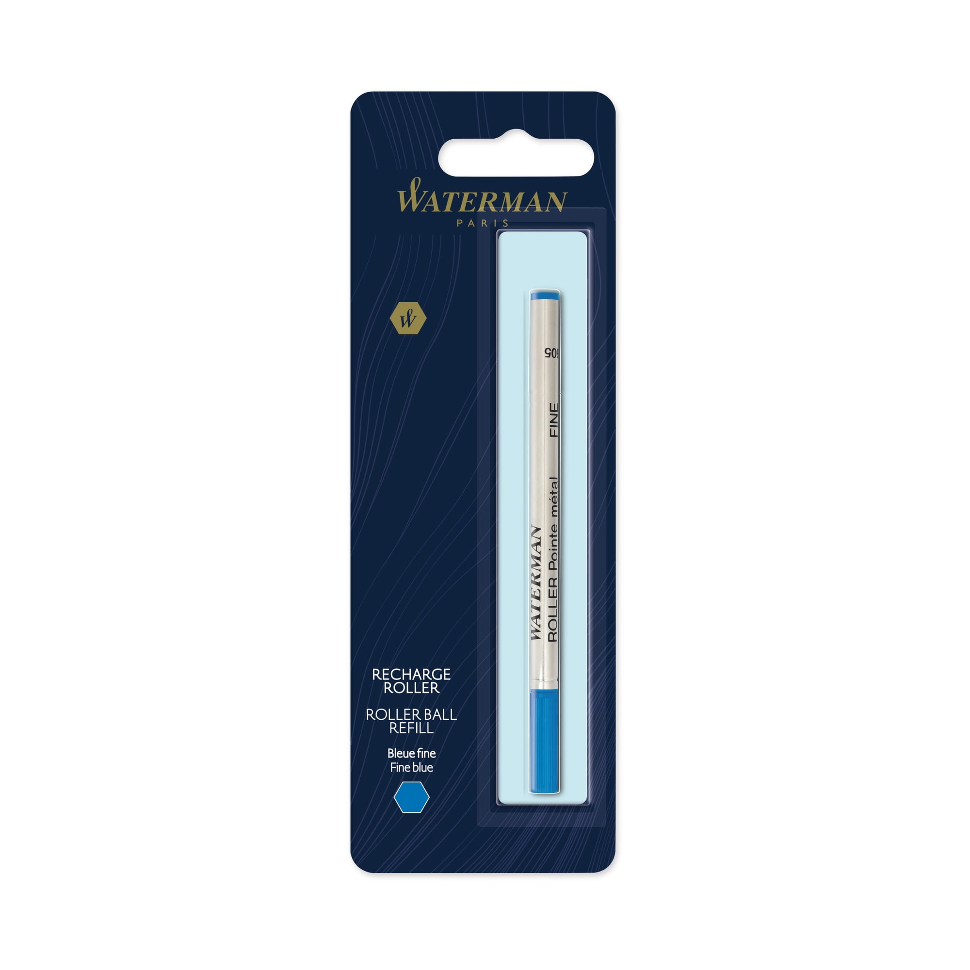 Waterman Rollerball Refill Blue Fine