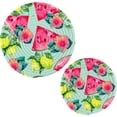 thumbnail image 1 of Watermelon 2 Pack Pot Holders Trivets, Heat Resistant Hot Pads for Kitchen Table Decoration Trivets for Hot Dishes/Pot/Bowl/Teapot/Hot Pot Holders, 7" + 9.45", 1 of 7