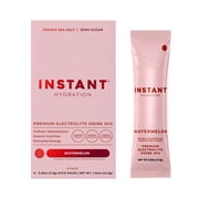 Instant Hydration Sugar Free Electrolyte Powder, Watermelon, 6 Sticks