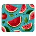 thumbnail image 1 of Watermelon 8.3x9.8 Inch Square Non-Slip Rubber Bottom Mouse Pad, Desk Pad, Desk Mat - Printed Design for Office and Gaming, 1 of 6