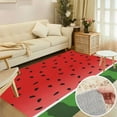 thumbnail image 1 of Watermelon Background With Seed Soft Large Area Rugs Washable Rug With Non-Slip Backing Carpet For Living Room Bedroom Kitchen, 1 of 6