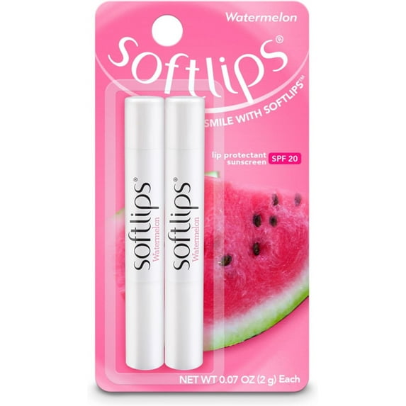 Watermelon Balm 2-Pack with SPF 20 - Juicy Hydration for Smooth, Protected s