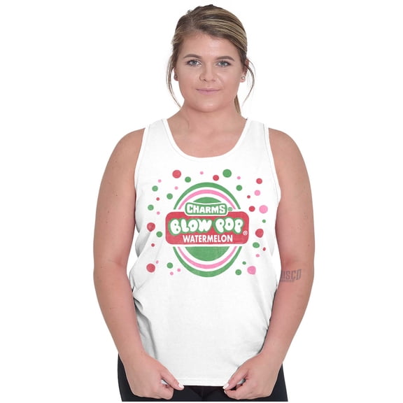 Watermelon Blow Pop Retro Candy Cute Tank Top T Shirts Men Women Brisco Brands S