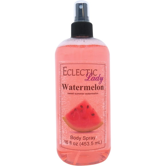 Watermelon Body Spray, Eclectic Lady, Hydrating Mist, Unisex, 16 oz