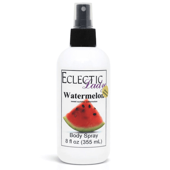 Watermelon Body Spray, Eclectic Lady, Hydrating Mist, Unisex (Double Strength), 8 oz