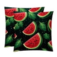 thumbnail image 1 of Watermelon Chair Pillow Covers Set with Unique Patterns for Bed and Throw Pillows - Sizes 16x16, 18x18, 20x20 Inches for Various Occasions - Set of 2 Items, 1 of 6