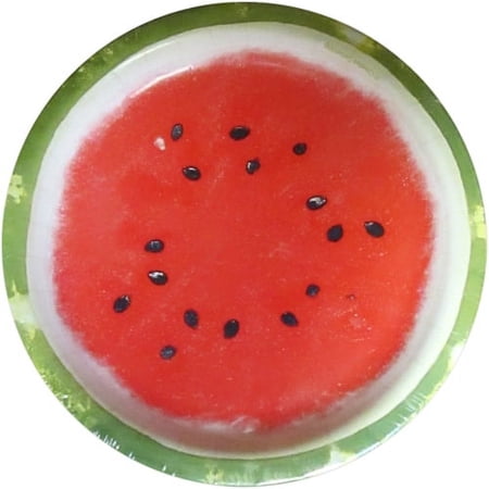 Watermelon Check Small Paper Plates (8ct)