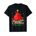 thumbnail image 1 of Watermelon Christmas Tree Christmas In July Summer Vacation T-Shirt, 1 of 5