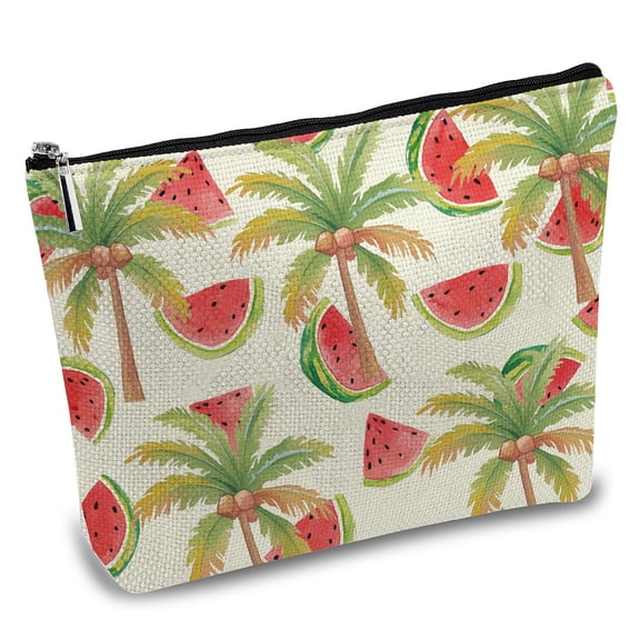 Watermelon Coconut Tree Makeup Bags