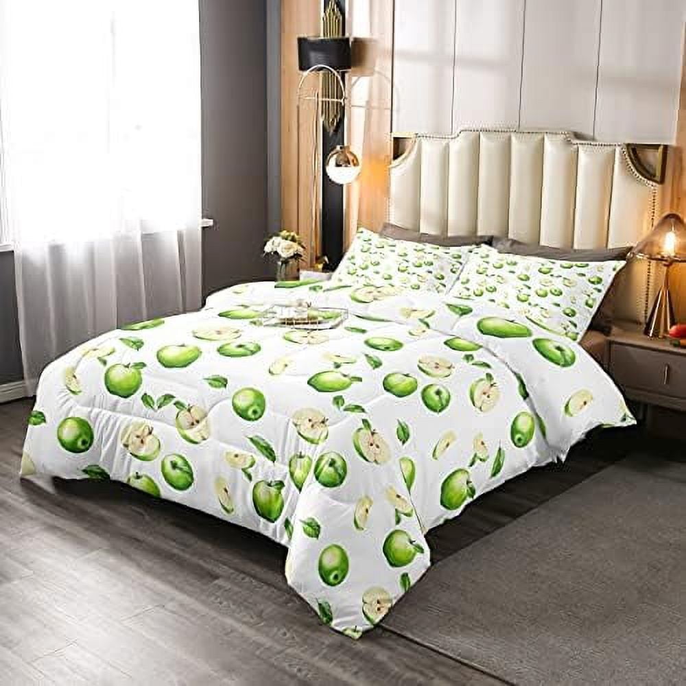 Watermelon Comforter Set Cartoon Watermelons Bedding Set Funny Red