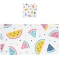 thumbnail image 1 of Watermelon Cotton Towel Set 2 Piece, 1 Bath Towels 1 Washcloth, Soft Fast Dry Super Absorbent Face Hand Towel for Bathroom Hotel Gym Spa and Beach, 1 of 7