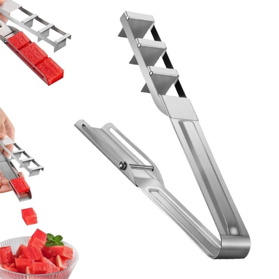 Watermelon Cutter Slicer Tool, Stainless Steel Watermelon Slicer Kitchen Gadgets for Summer