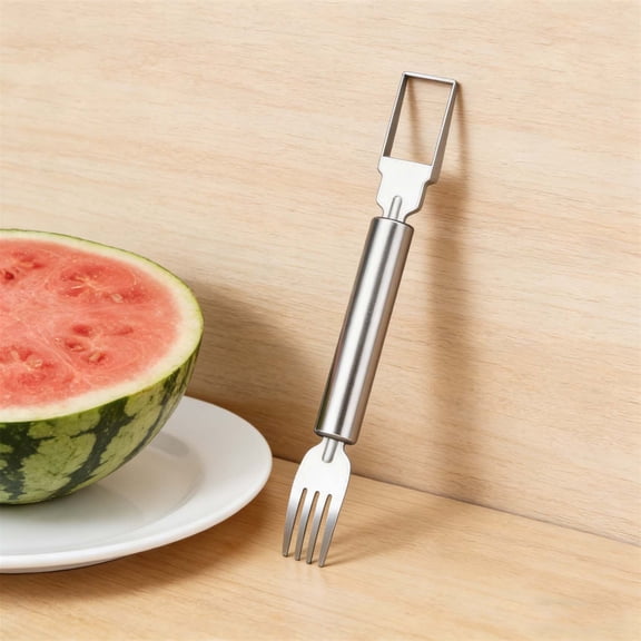Watermelon Cutter - Stainless Steel Fruit Knife Tool, Summer Kitchen Gadget for Family Parties & Camping, Easy to Use & Clean, JASKFLY