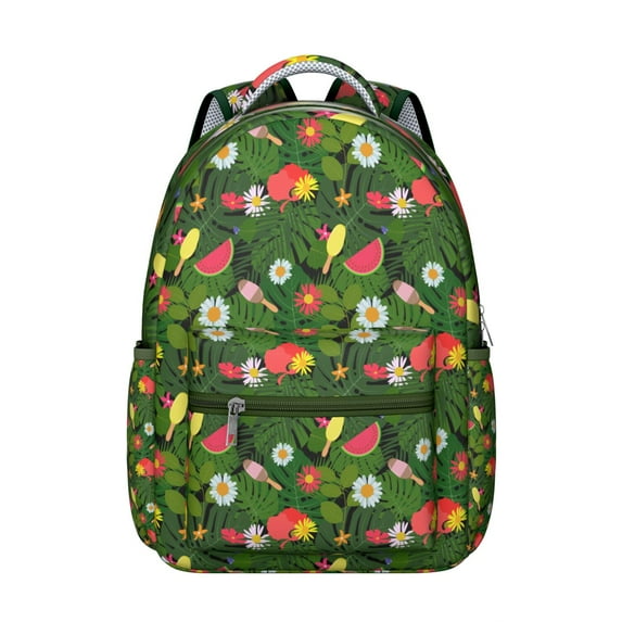 Watermelon Design College Backpack – Perfect Gift for Grads, Spacious Interior with Dedicated Tech Storage