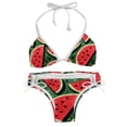 thumbnail image 1 of Watermelon Detachable Sponge Adjustable Strap Bikini Set Two-Pack, Great for All Scenes, One-Piece Swimsuits, Swim Suits, 1 of 6