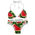 thumbnail image 1 of Watermelon Detachable Sponge Adjustable Strap Bikini Set Two-Pack - Ideal for Beach & Pool Parties, 1 of 6