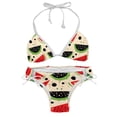 thumbnail image 1 of Watermelon Detachable Sponge Adjustable Strap Bikini Set Two-Pack Swimsuits Swimming Suits Applicable Scenes, 1 of 6